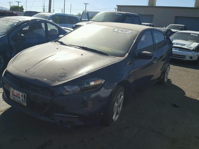 1C3CDFBH1FD201452 - 2015 DODGE DART SXT BLUE photo 2