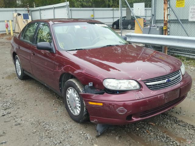 1G1ND52J216190694 - 2001 CHEVROLET MALIBU BURGUNDY photo 1