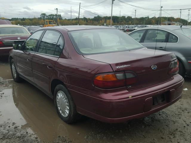 1G1ND52J216190694 - 2001 CHEVROLET MALIBU BURGUNDY photo 3