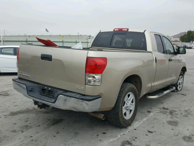 5TFBV54148X064023 - 2008 TOYOTA TUNDRA DOU GOLD photo 4