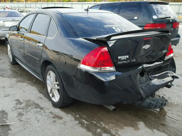 2G1WC5E39C1221700 - 2012 CHEVROLET IMPALA LTZ BLACK photo 3