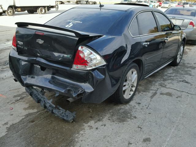 2G1WC5E39C1221700 - 2012 CHEVROLET IMPALA LTZ BLACK photo 4