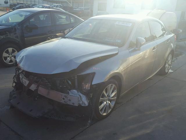 JTHBF1D23E5025668 - 2014 LEXUS IS 250 GRAY photo 2