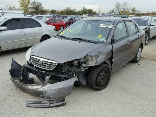 1NXBR32E57Z920066 - 2007 TOYOTA COROLLA CE GRAY photo 2