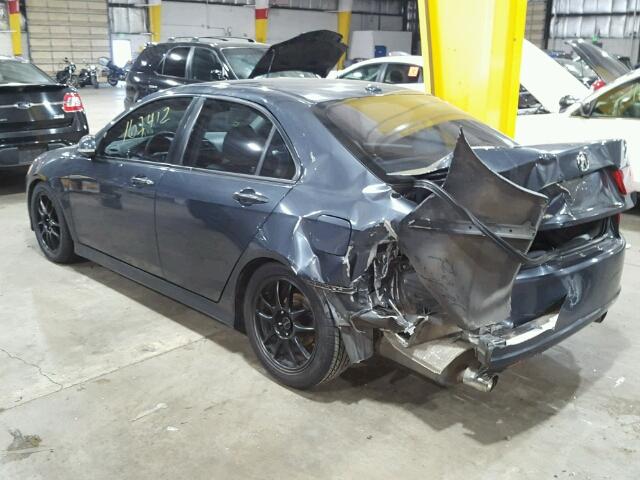 JH4CL96996C034734 - 2006 ACURA TSX BLUE photo 3