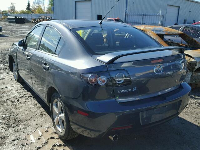 JM1BK32F481154092 - 2008 MAZDA 3 I GRAY photo 3