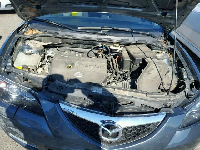 JM1BK32F481154092 - 2008 MAZDA 3 I GRAY photo 7