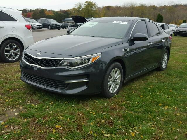 KNAGT4L35G5073832 - 2016 KIA OPTIMA CHARCOAL photo 2