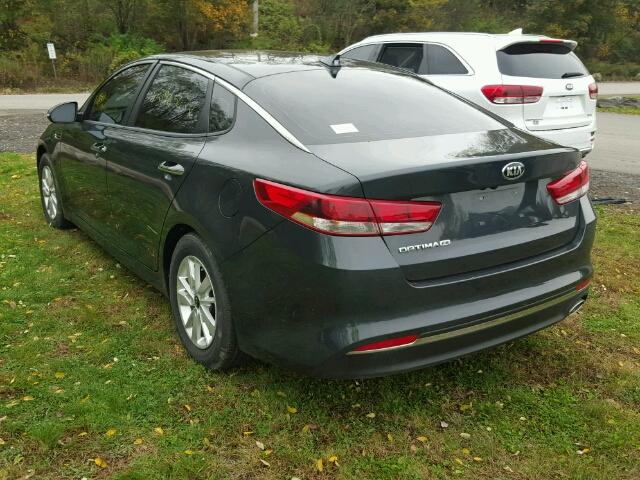 KNAGT4L35G5073832 - 2016 KIA OPTIMA CHARCOAL photo 3