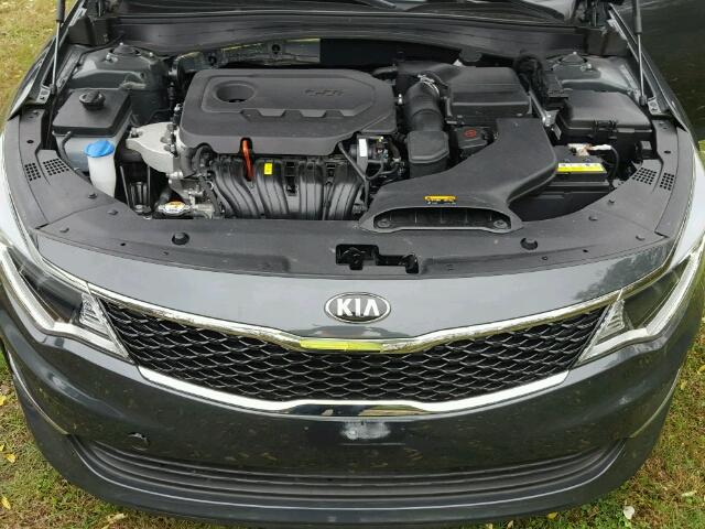 KNAGT4L35G5073832 - 2016 KIA OPTIMA CHARCOAL photo 7