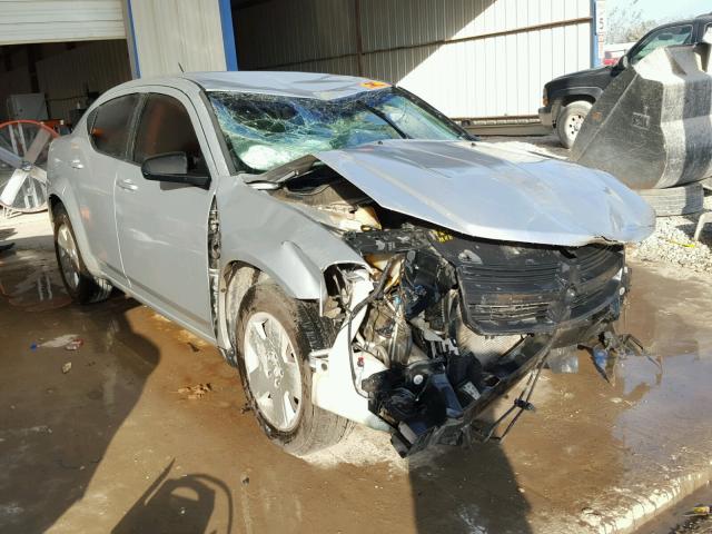 1B3CC4FB3AN236149 - 2010 DODGE AVENGER SX SILVER photo 1