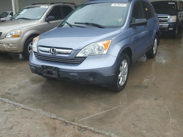 JHLRE48587C109009 - 2007 HONDA CR-V EX BLUE photo 2