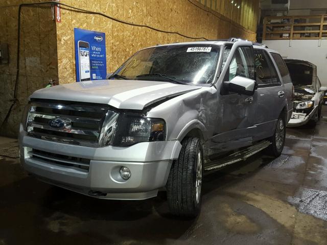 1FMJU2A59BEF18754 - 2011 FORD EXPEDITION SILVER photo 2