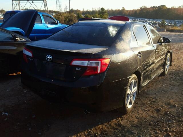 4T1BF1FK0DU251570 - 2013 TOYOTA CAMRY L BLACK photo 4