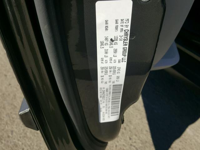 2D4RN4DE7AR283173 - 2010 DODGE GRAND CARA GRAY photo 10