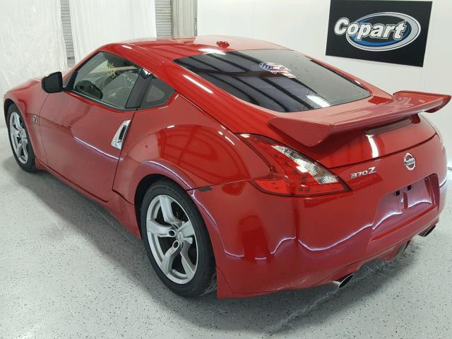 JN1AZ44E59M401074 - 2009 NISSAN 370Z RED photo 3