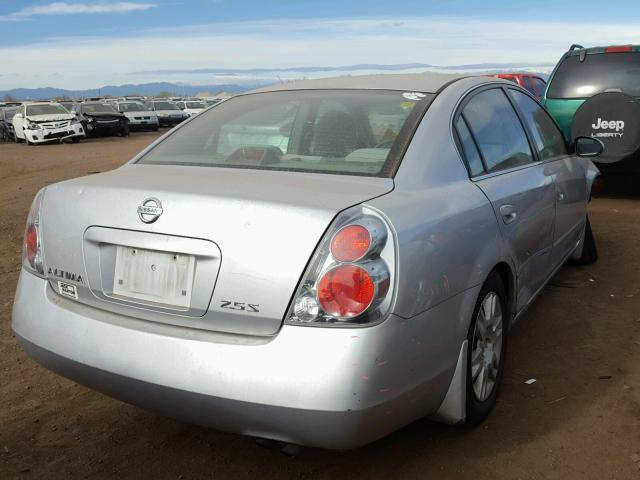 1N4AL11D65C348349 - 2005 NISSAN ALTIMA SILVER photo 4