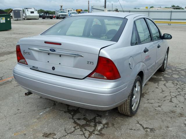 1FAFP38381W121952 - 2001 FORD FOCUS ZTS GRAY photo 4