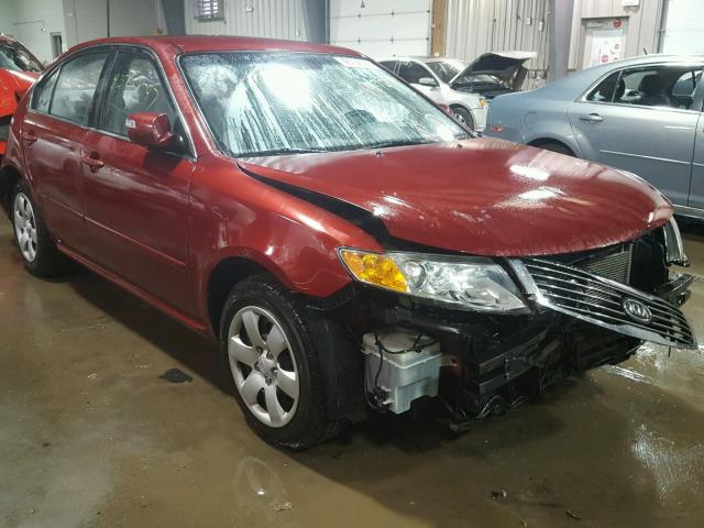 KNAGG4A83A5384301 - 2010 KIA OPTIMA MAROON photo 1