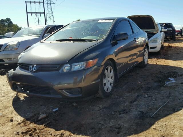 2HGFG11627H515927 - 2007 HONDA CIVIC CHARCOAL photo 2