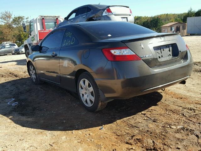 2HGFG11627H515927 - 2007 HONDA CIVIC CHARCOAL photo 3