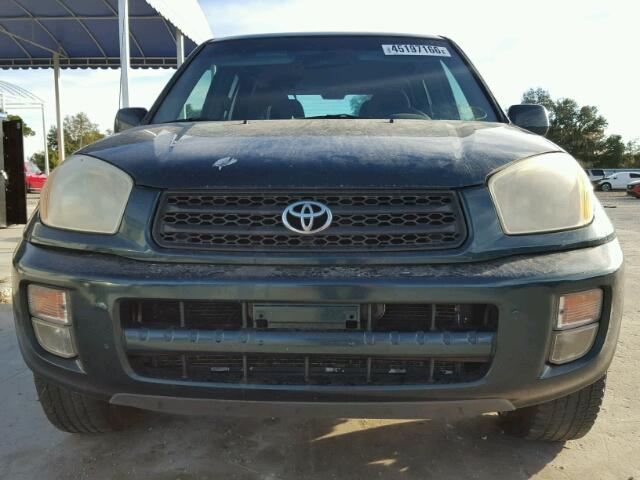 JTEGH20V730106833 - 2003 TOYOTA RAV4 GREEN photo 9