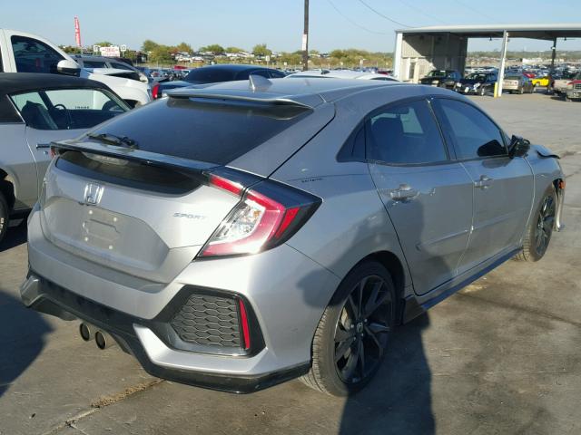 SHHFK7H48HU213259 - 2017 HONDA CIVIC SPOR SILVER photo 4