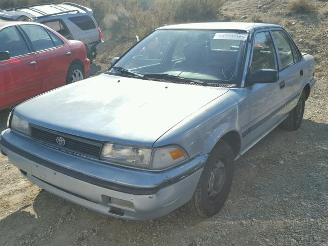 1NXAE91A4NZ313369 - 1992 TOYOTA COROLLA SILVER photo 2