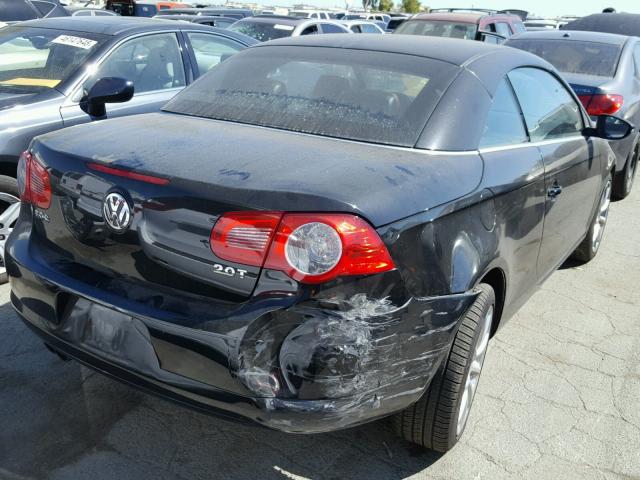 WVWFW7AH3BV005544 - 2011 VOLKSWAGEN EOS LUX Чорний фото 4