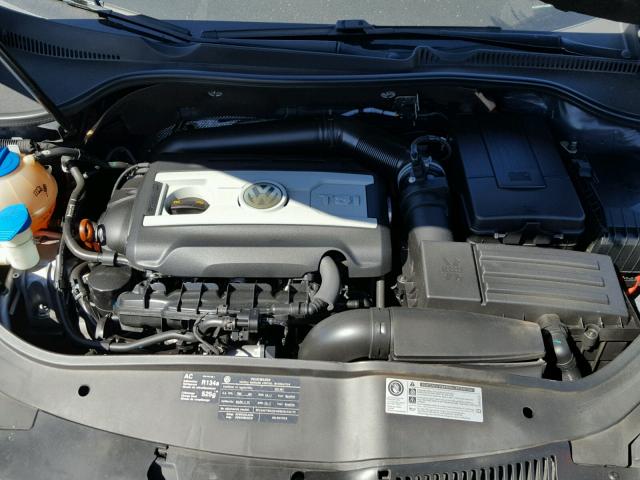 WVWFW7AH3BV005544 - 2011 VOLKSWAGEN EOS LUX Чорний фото 7