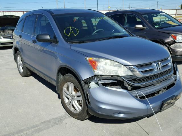 3CZRE3H57AG700020 - 2010 HONDA CR-V EX BLUE photo 1