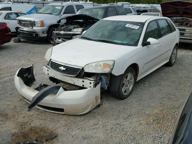 1G1ZT61826F259982 - 2006 CHEVROLET MALIBU MAX WHITE photo 2