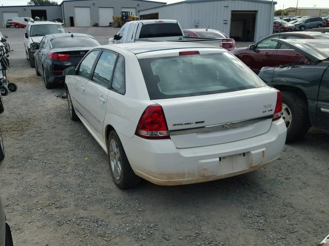 1G1ZT61826F259982 - 2006 CHEVROLET MALIBU MAX WHITE photo 3