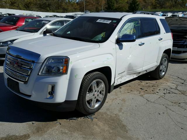 2GKFLUE33D6234503 - 2013 GMC TERRAIN SL WHITE photo 2