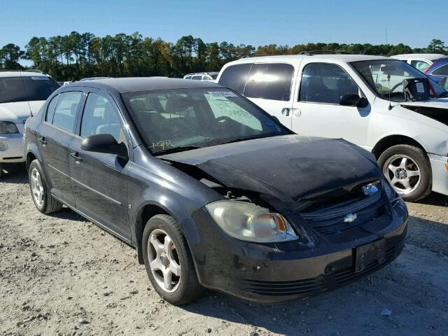 1G1AS58H297275324 - 2009 CHEVROLET COBALT LS BLACK photo 1