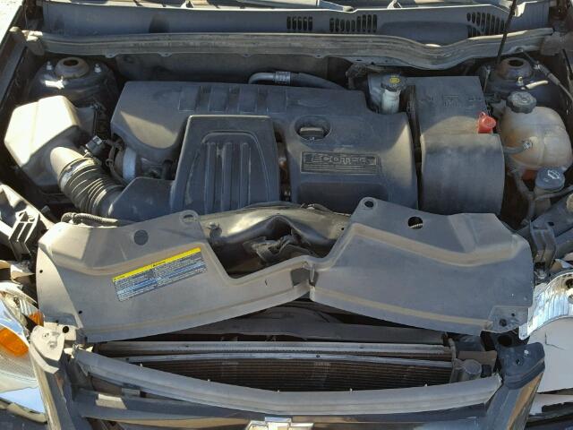 1G1AS58H297275324 - 2009 CHEVROLET COBALT LS BLACK photo 7