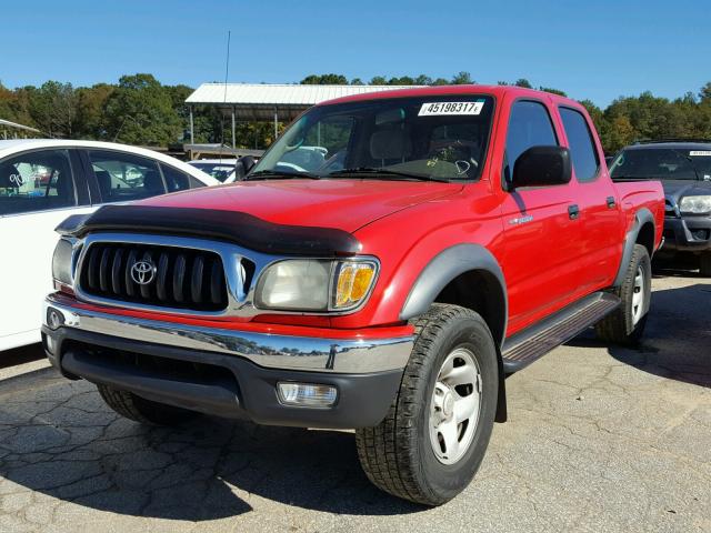 5TEGN92N23Z249594 - 2003 TOYOTA TACOMA RED photo 2