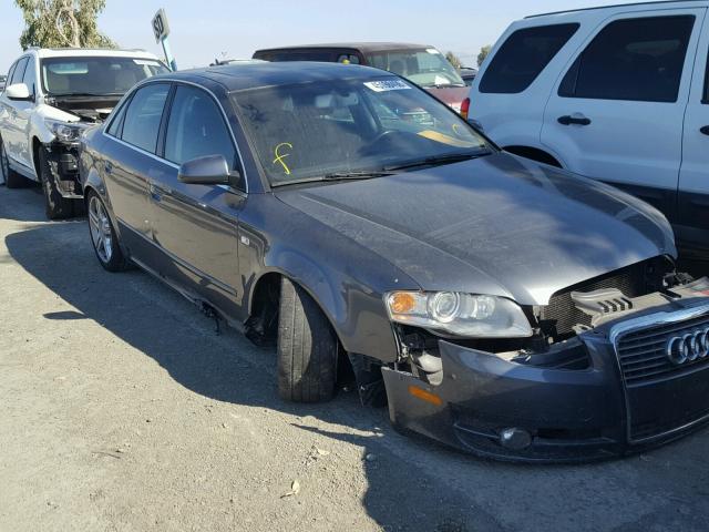 WAUAF78E25A540945 - 2005 AUDI A4 2.0T GRAY photo 1