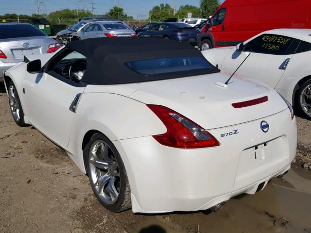 JN1AZ4FH4CM370317 - 2012 NISSAN 370Z BASE WHITE photo 3