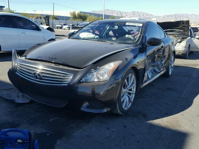 JNKCV64E98M127209 - 2008 INFINITI G37 BASE BLACK photo 2