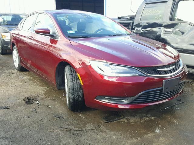 1C3CCCFB2HN504647 - 2017 CHRYSLER 200 LX RED photo 1