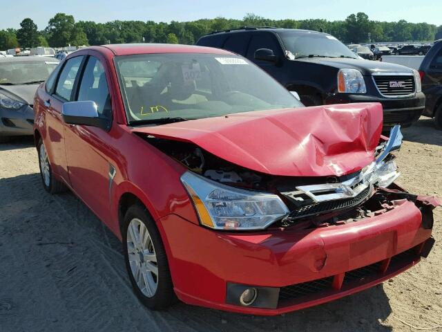 1FAHP35N18W111689 - 2008 FORD FOCUS RED photo 1