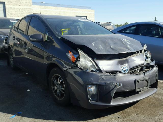 JTDKN3DU4A0037661 - 2010 TOYOTA PRIUS GRAY photo 1