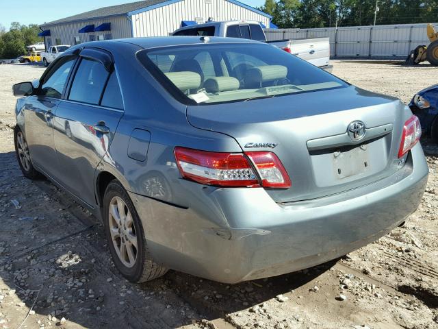 4T1BF3EKXBU605685 - 2011 TOYOTA CAMRY BASE GREEN photo 3