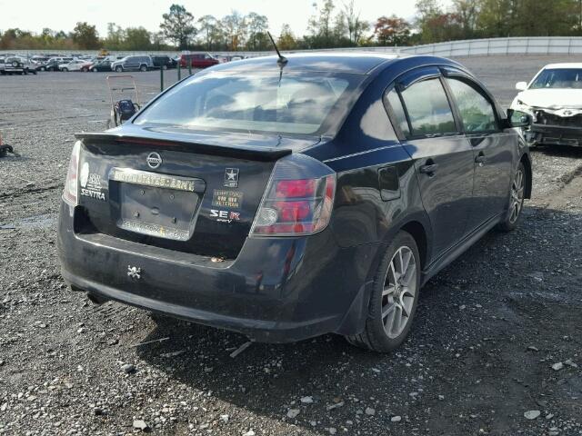 3N1CB61E87L691184 - 2007 NISSAN SENTRA SE- BLACK photo 4