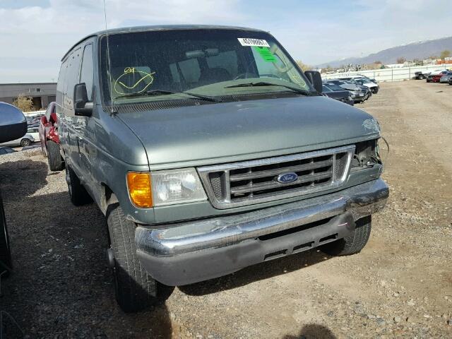 1FBNE31L36DB41460 - 2006 FORD ECONOLINE GREEN photo 1