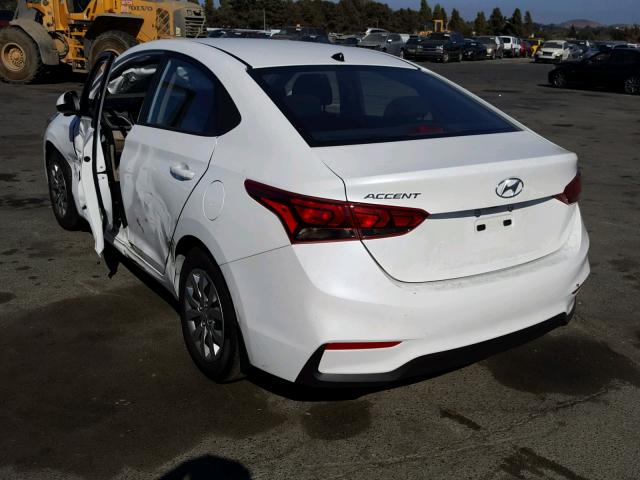 3KPC24A34JE020722 - 2018 HYUNDAI ACCENT SEL WHITE photo 3