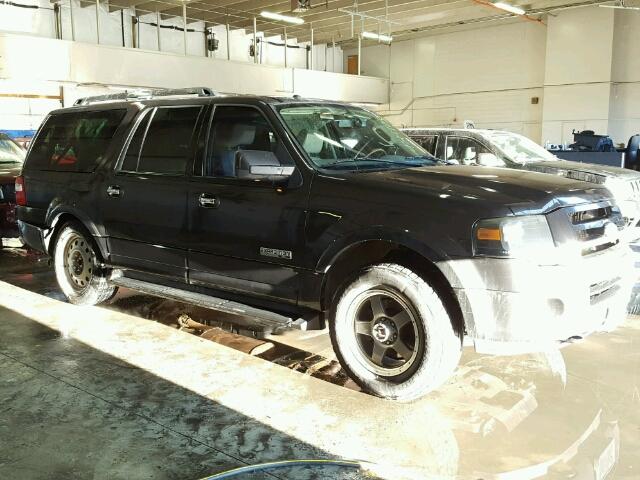 1FMFK20577LA13554 - 2007 FORD EXPEDITION BLACK photo 1