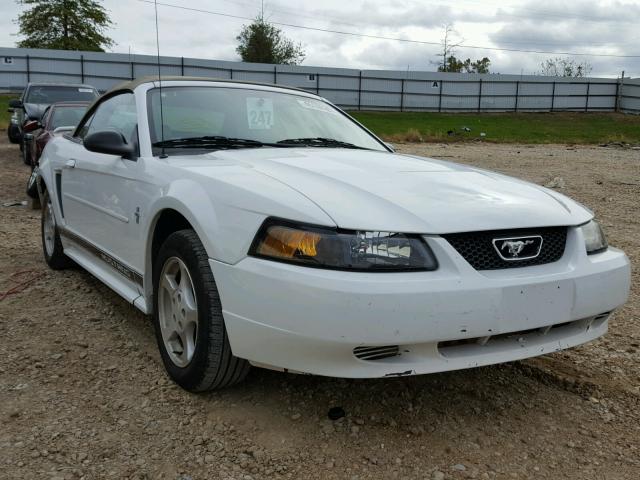 1FAFP44493F340488 - 2003 FORD MUSTANG WHITE photo 1