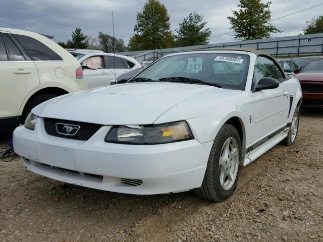 1FAFP44493F340488 - 2003 FORD MUSTANG WHITE photo 2